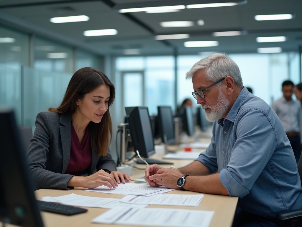 Application process in government offices